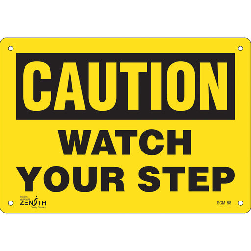 "Watch Your Step" Sign