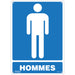 "Hommes" Sign
