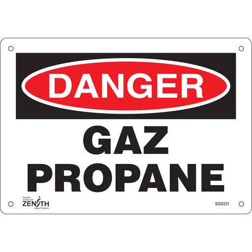 "Gaz Propane" Sign