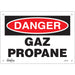 "Gaz Propane" Sign