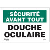 "Douche Oculaire" Sign
