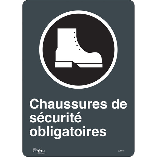 "Chaussures De Sécurité Obligatoires" Sign