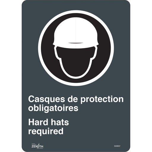 "Hard Hats Required" Sign
