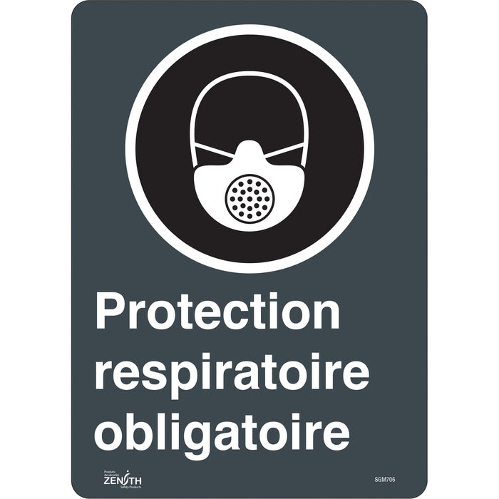 "Protection Respiratoire Obligatoire" Sign
