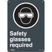 "Safety Glasses Required" Sign