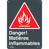 "Matières Inflammables" Sign