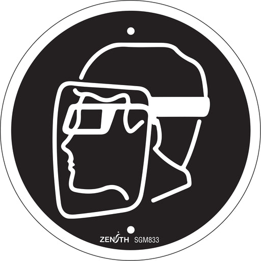 Face Protection Required CSA Safety Sign