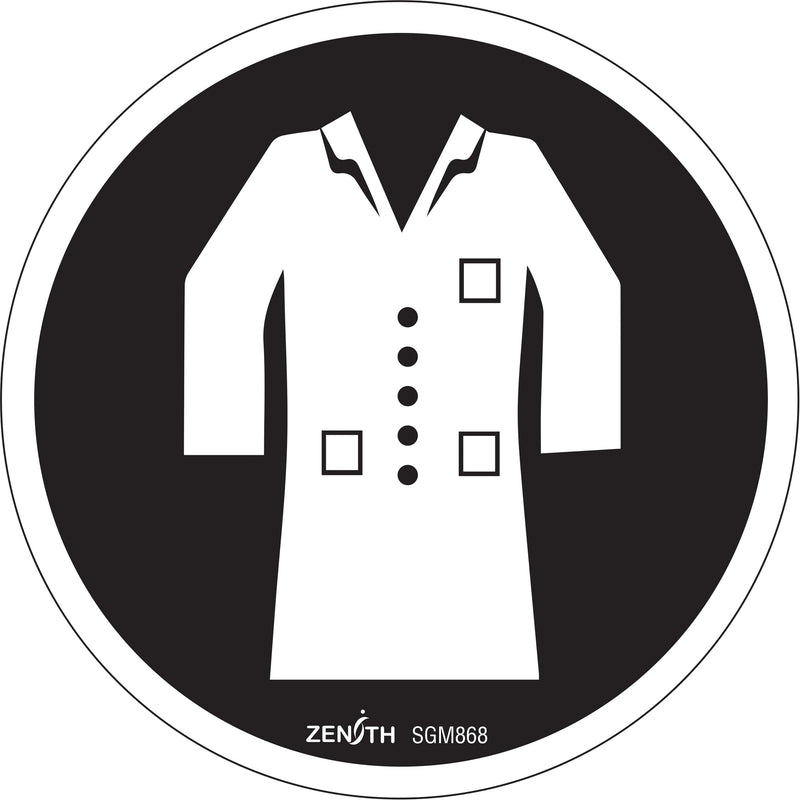Lab Coat Required CSA Safety Sign