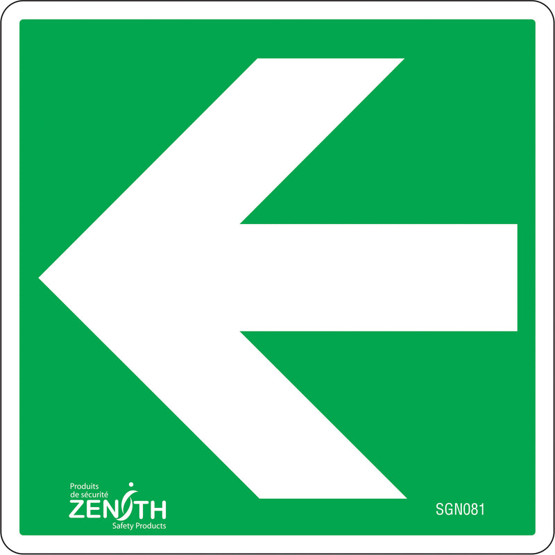 Arrow CSA Safety Sign