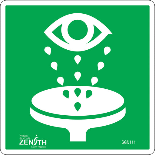 Eye Wash CSA Safety Sign