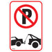 No Parking Tow Away Zone Sign