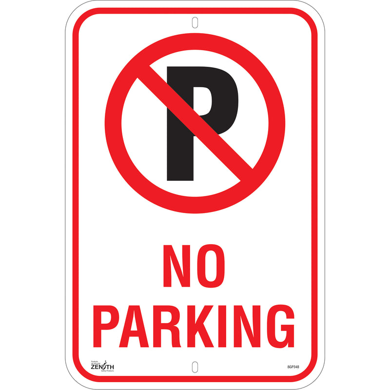 "No Parking" Sign