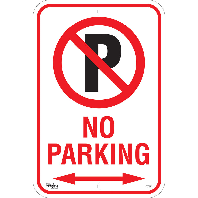 "No Parking" Sign