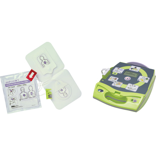 AED Plus® Defibrillator with Bonus Pedi-Padz® II Electrodes