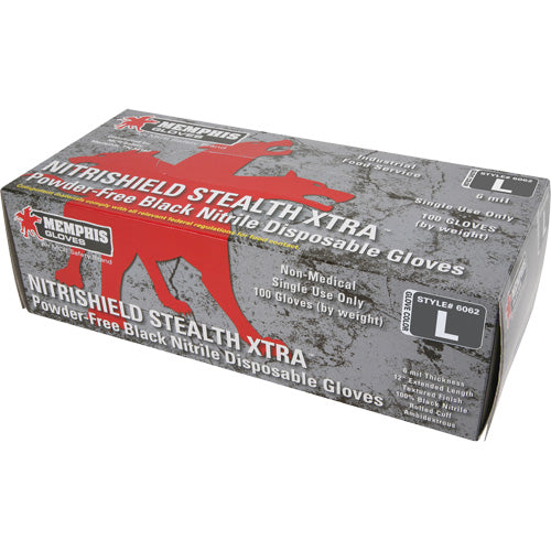 NitriShield Stealth Extra Disposable Gloves