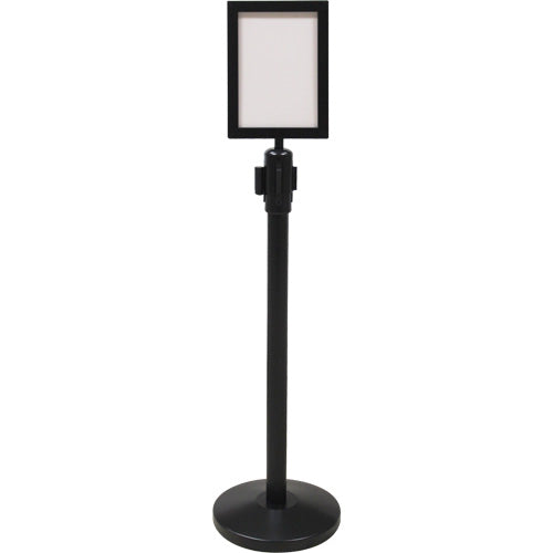 Sign Frame for Crowd Control Post