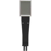Sign & Dispenser Holder for Crowd Control Post