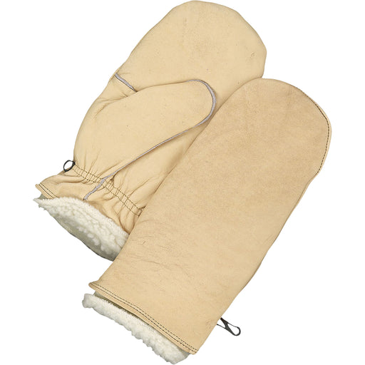 Classic Lined Grain Leather Mitt