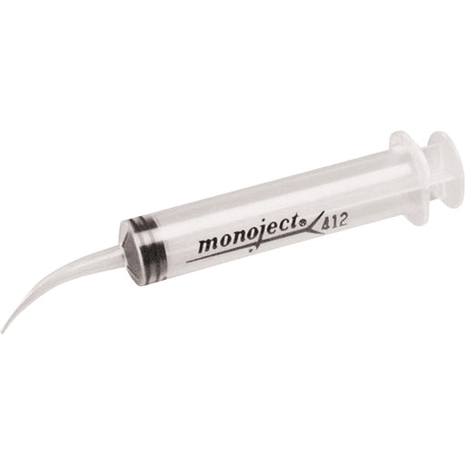 Monoject® 412 Curved Tip Irrigating Syringes