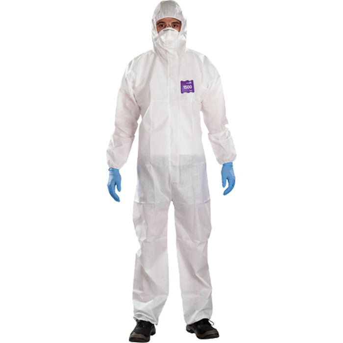 AlphaTec™ Microchem® 3-Piece Chemical Resistant Coveralls with Hood