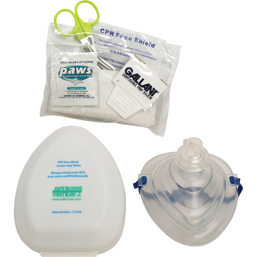 CPR Pocket Face Mask & Accessories Kit