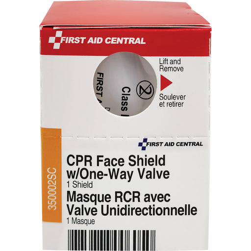 SmartCompliance® Refill CPR Faceshield with One-Way Valve