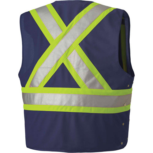 Safety Vest with Adjustable Sides