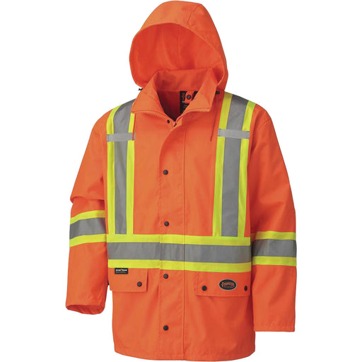 450D Waterproof Safety Jacket with Detachable Hood