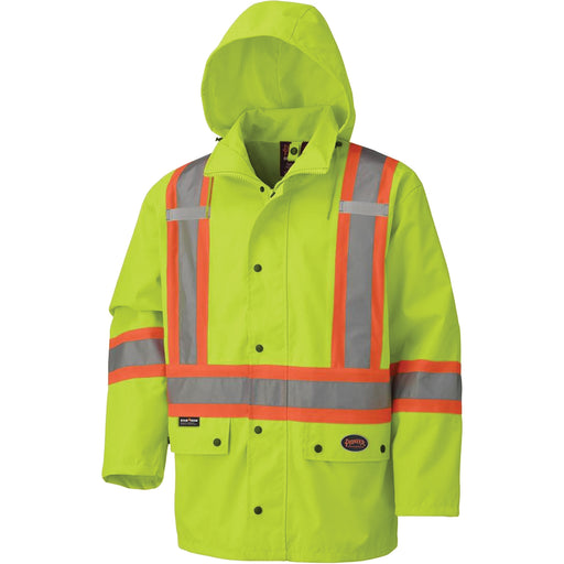 450D Waterproof Safety Jacket with Detachable Hood