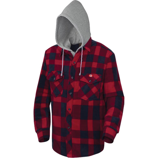 Quilted Hooded Shirt