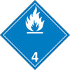 Water Reactive Substances TDG Placard