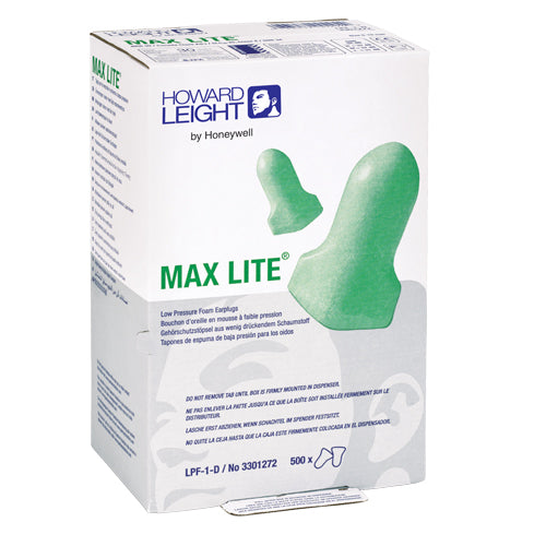 Howard Leight™ Max Lite® Low-Pressure Foam Earplugs