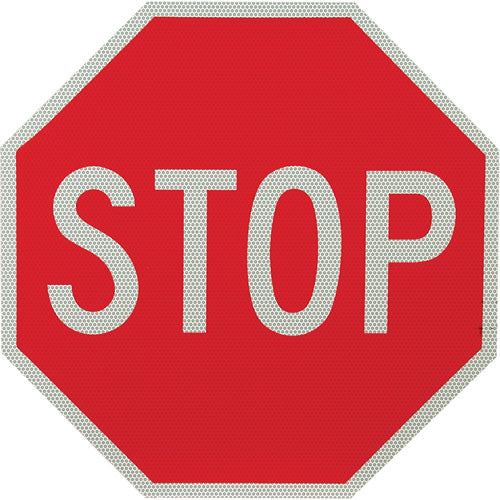 Double-Sided "Stop/Slow" Traffic Control Sign