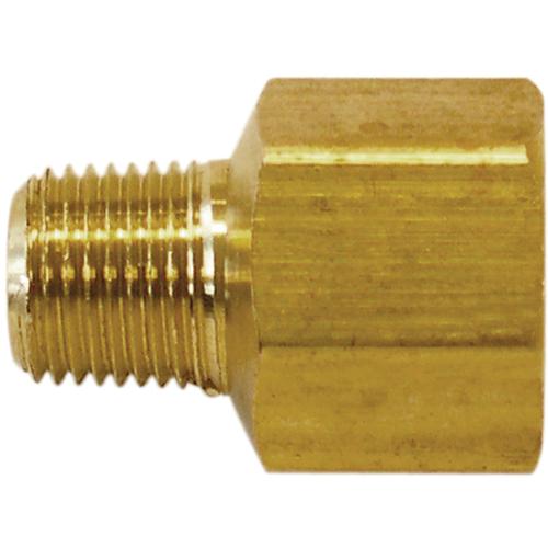 ADAPTER PIPE (M)NPT 1/4"-(F)NPT 3/8" BRASS