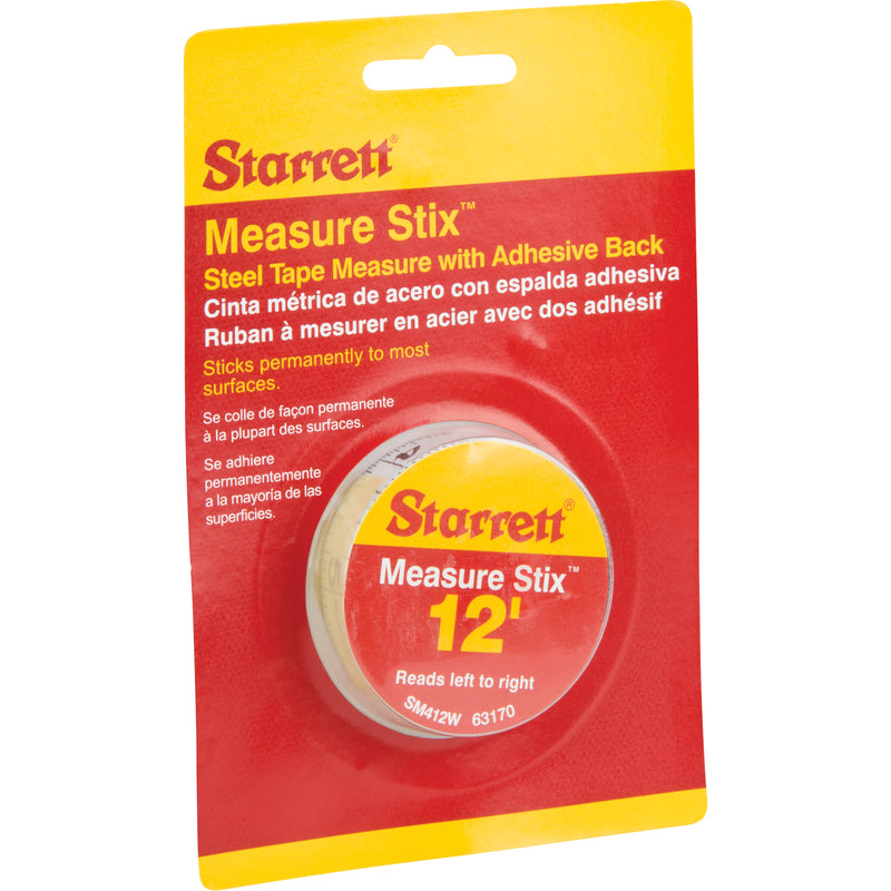 Measure Stix™ Steel Measuring Tape with Adhesive Backing