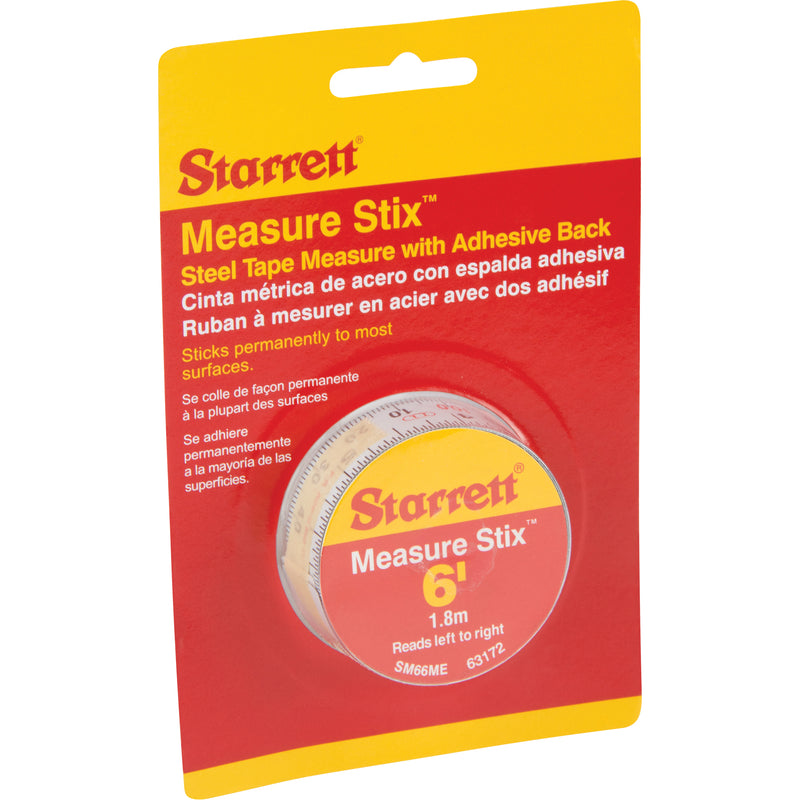 Measure Stix™ Steel Measuring Tape with Adhesive Backing