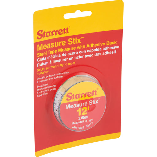 Measure Stix™ Steel Measuring Tape with Adhesive Backing