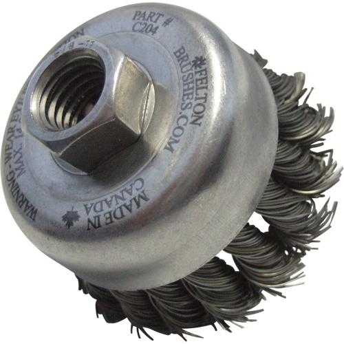 4" Knotted Wire Wheel Cup Brushes
