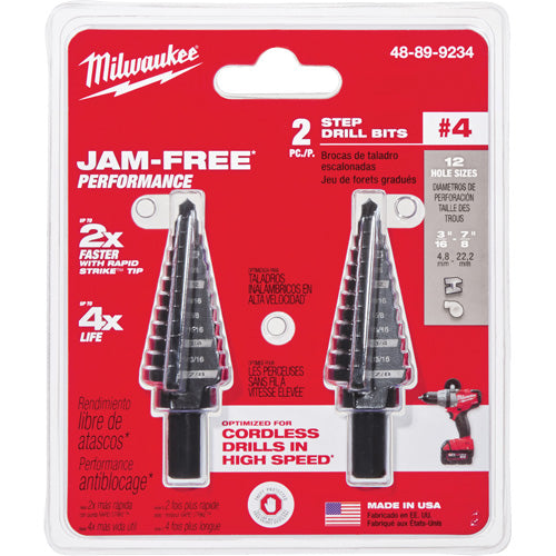 #4 Step Drill Bits