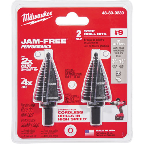 # 9 Step Drill Bits