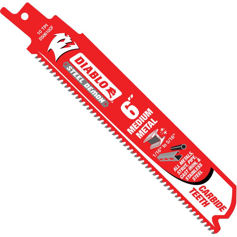Medium Metal Reciprocating Saw Blade