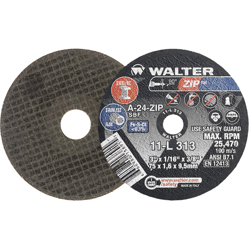 Portable Small Diameter Reinforced Cut-Off Wheels - Zip™