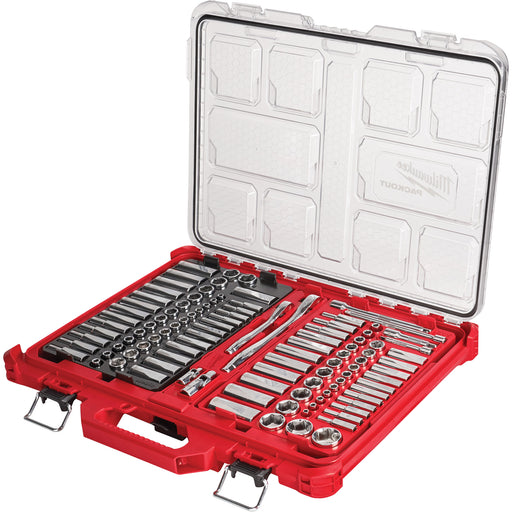 Ratchet & Socket Set with Packout™ Low-Profile Organizer