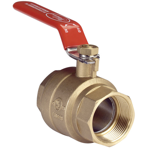 Two-Piece Hand Lever Brass Ball Valves - Series BV2MB