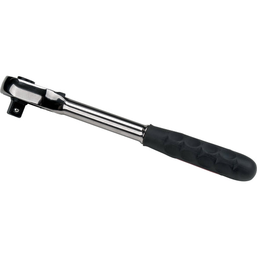 Quick-Release Rubber Grip Ratchet Wrench