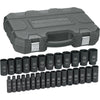 Impact Deep Socket Sets, 1/2" Drive