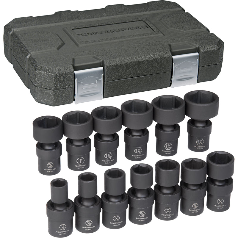 1/2" Drive Impact Universal Socket Set