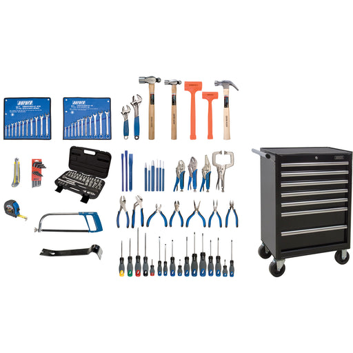 112-Piece Intermediate Tool Set with Steel Chest