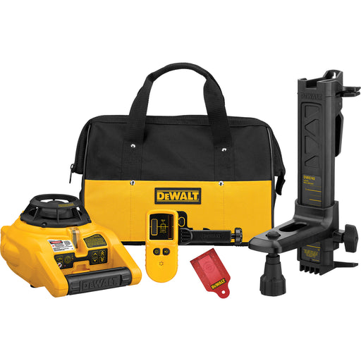 Interior and Exterior Rotary Laser Level Kit