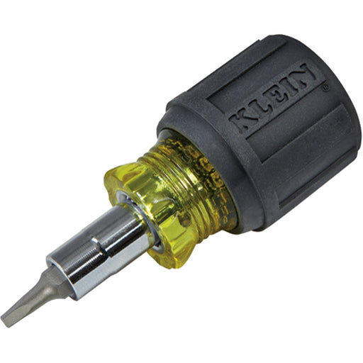 Stubby Multi-Bit Screw Driver With Sq.Recess
